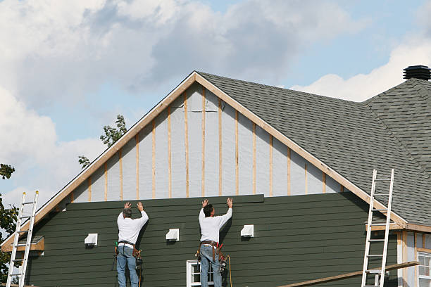 Professional Siding Repair technician working in Freeport, TX